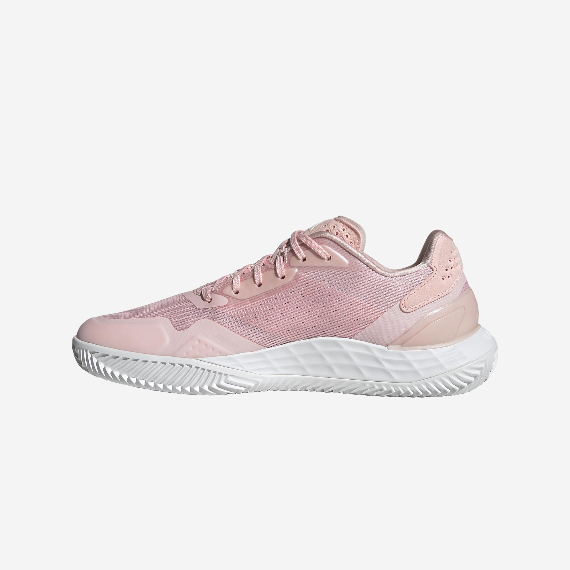 Zapatillas de tenis tierra batida Mujer - Defiant Speed rosa 5/8