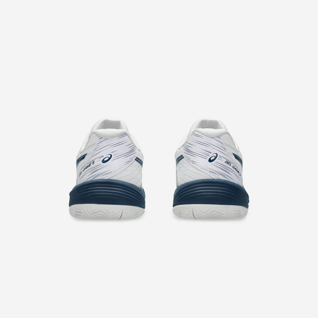 Bele dečje patike za tenis na šljaci GEL GAME