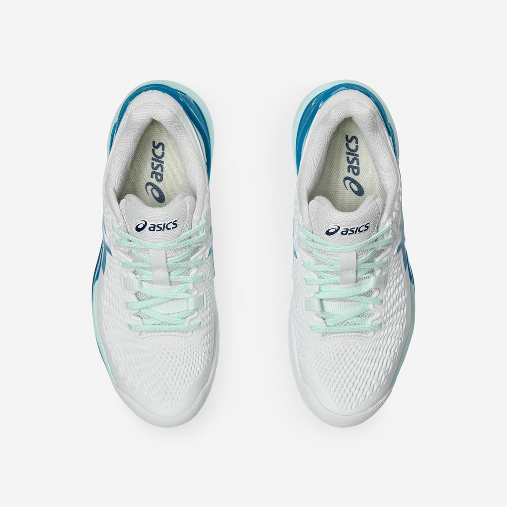 Women's Multicourt Tennis Shoes Gel Resolution 9 - White/Blue