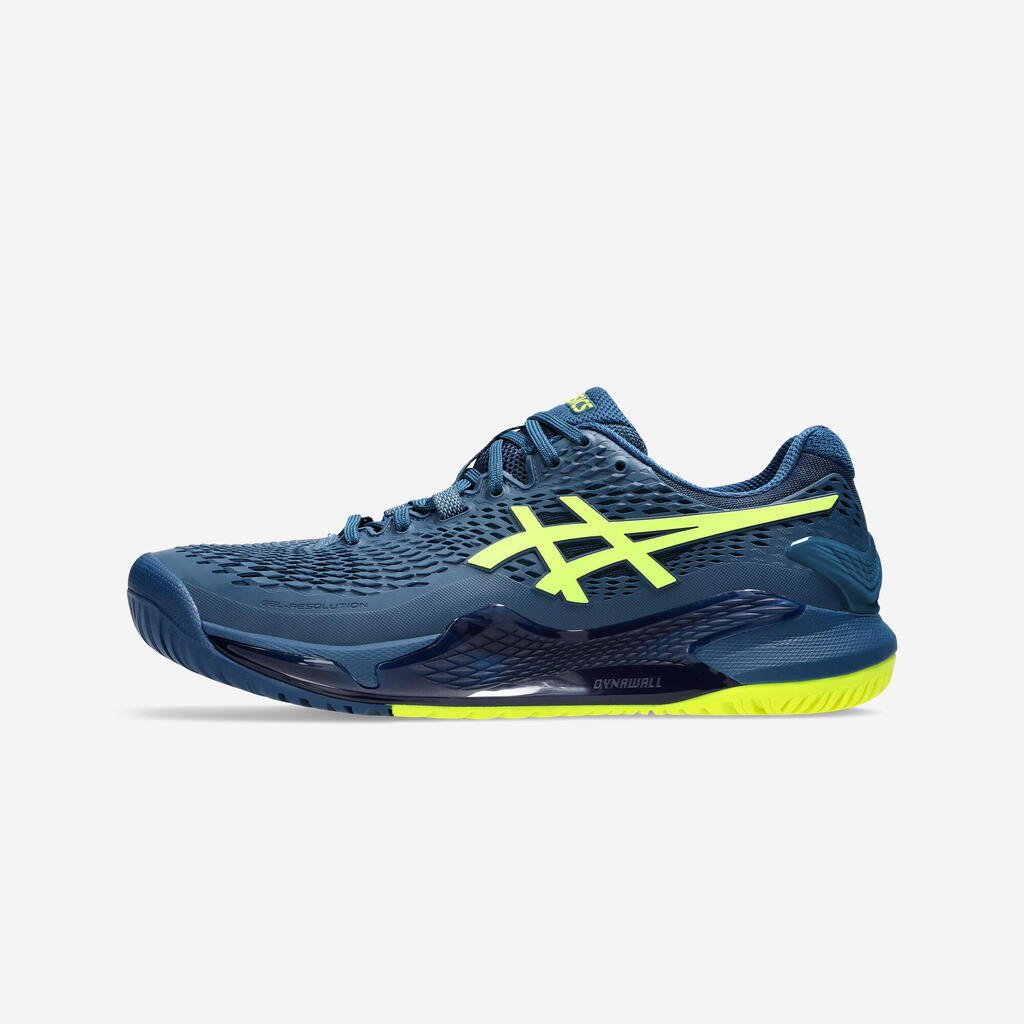 Men's Multicourt Tennis Shoes Gel Resolution 9 - Mako Blue/Safety