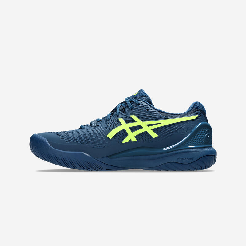 CHAUSSURES DE TENNIS HOMME MULTICOURT - ASICS GEL RESOLUTION 9 MAKO BLUE/SAFETY