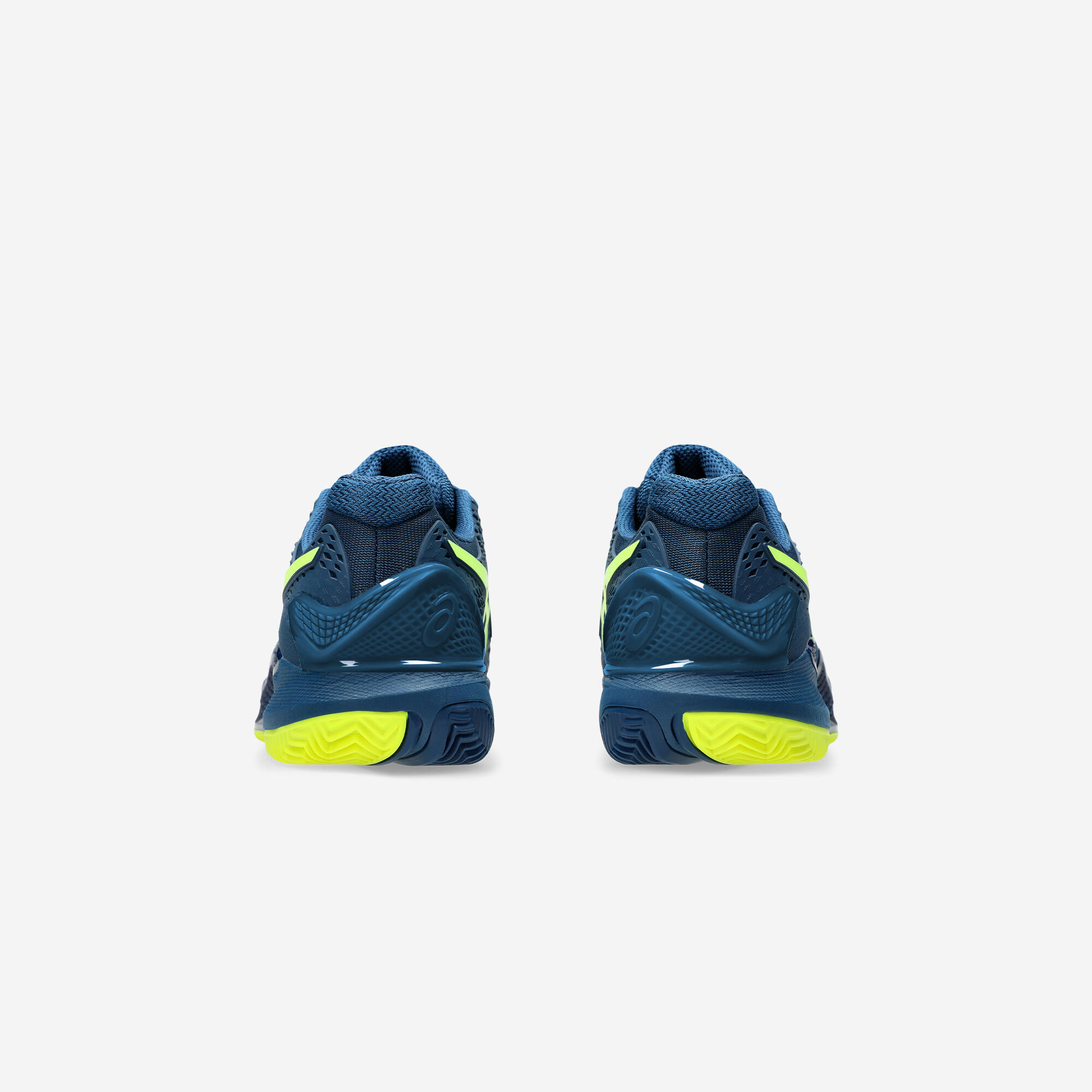 Tennisschoenen voor heren Gel Resolution 9 gravel blauw geel 4/7