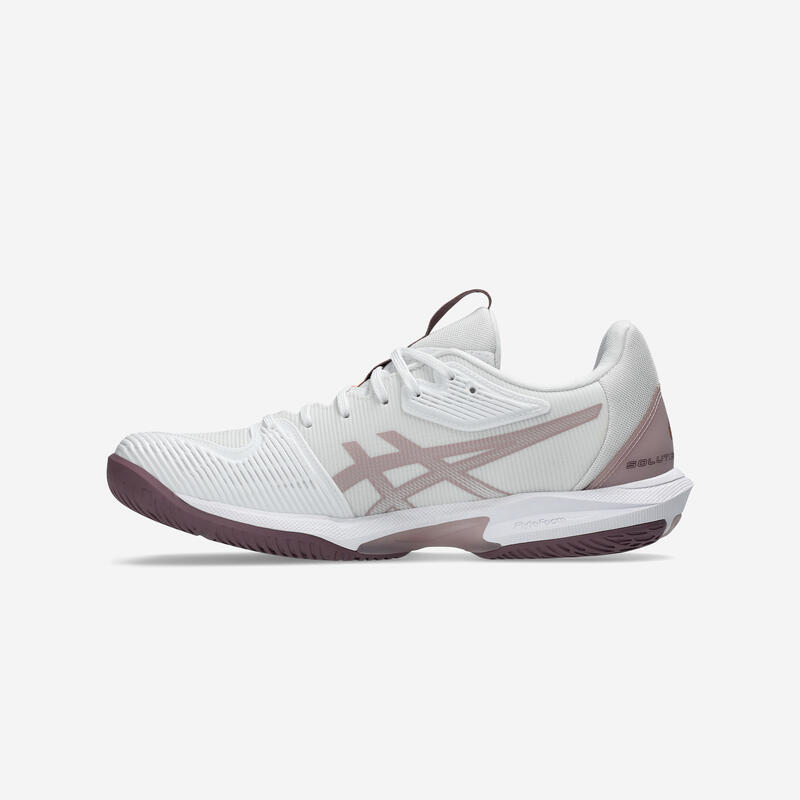 Chaussure de tennis femme multicourt, asics gel solution speed ff 3 blanc