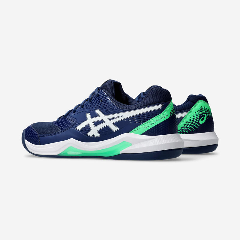 CHAUSSURES DE TENNIS HOMME MOQUETTE - ASICS GEL DEDICATE BLEU