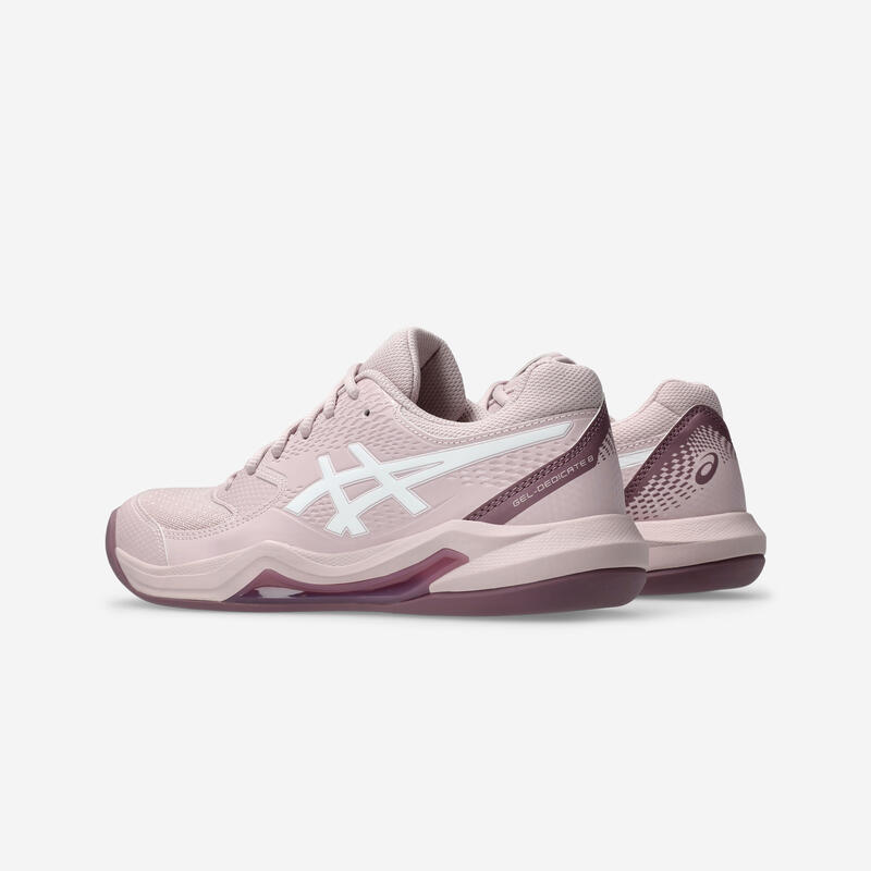 CHAUSSURES DE TENNIS FEMME MOQUETTE - ASICS GEL DEDICATE 8