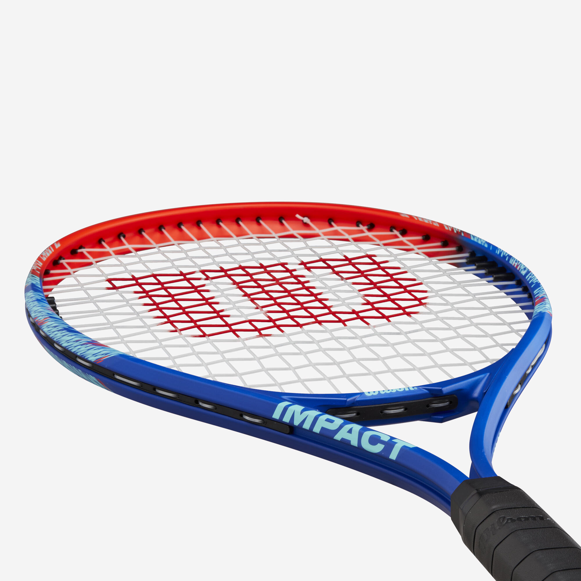Racchetta tennis adulto Wilson IMPACT blu-rosso 5/6