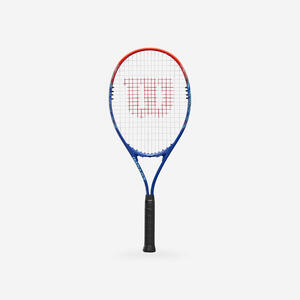 Raqueta de tenis Wilson Impact adulto ocio, aluminio, azul rojo.