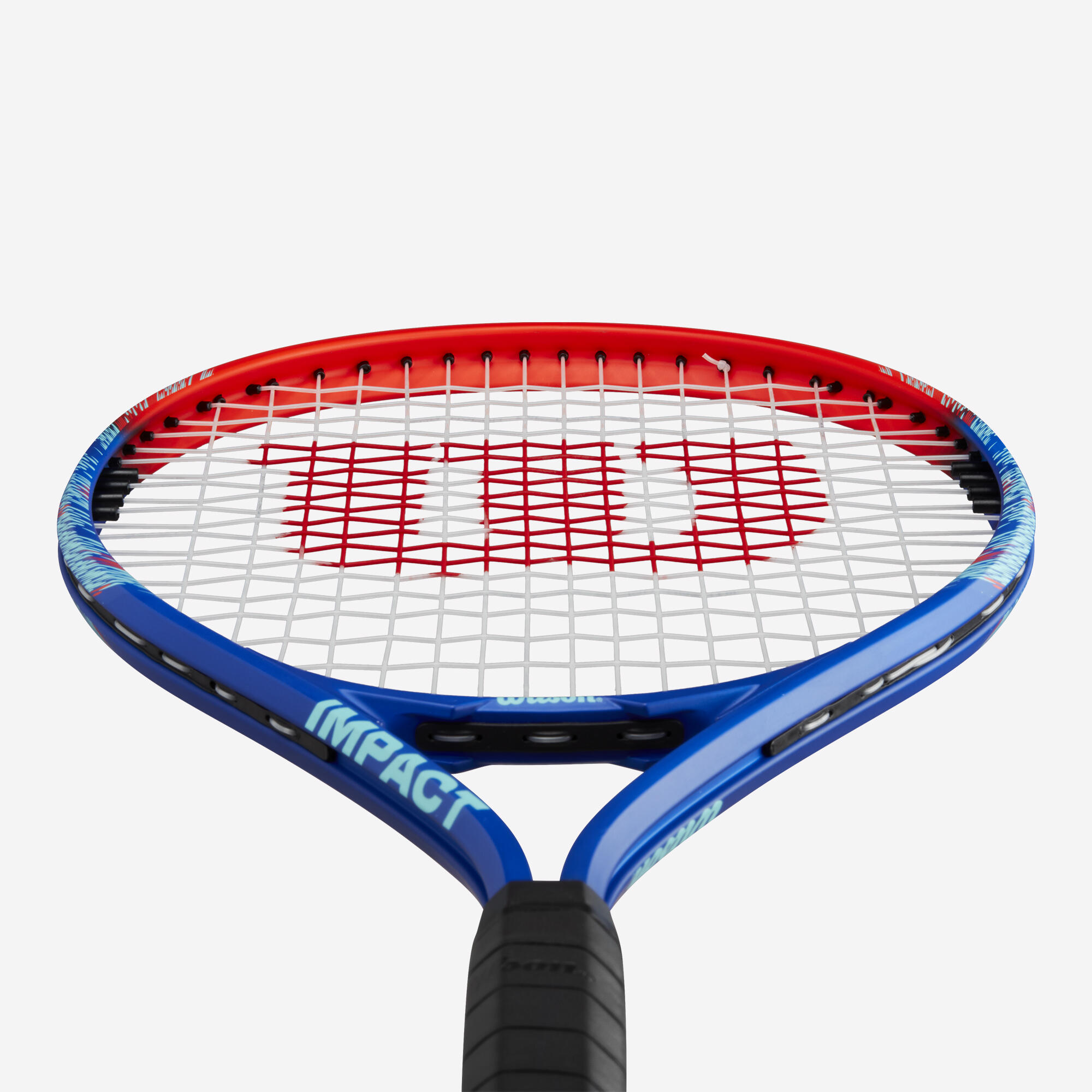 Racchetta tennis adulto Wilson IMPACT blu-rosso 6/6