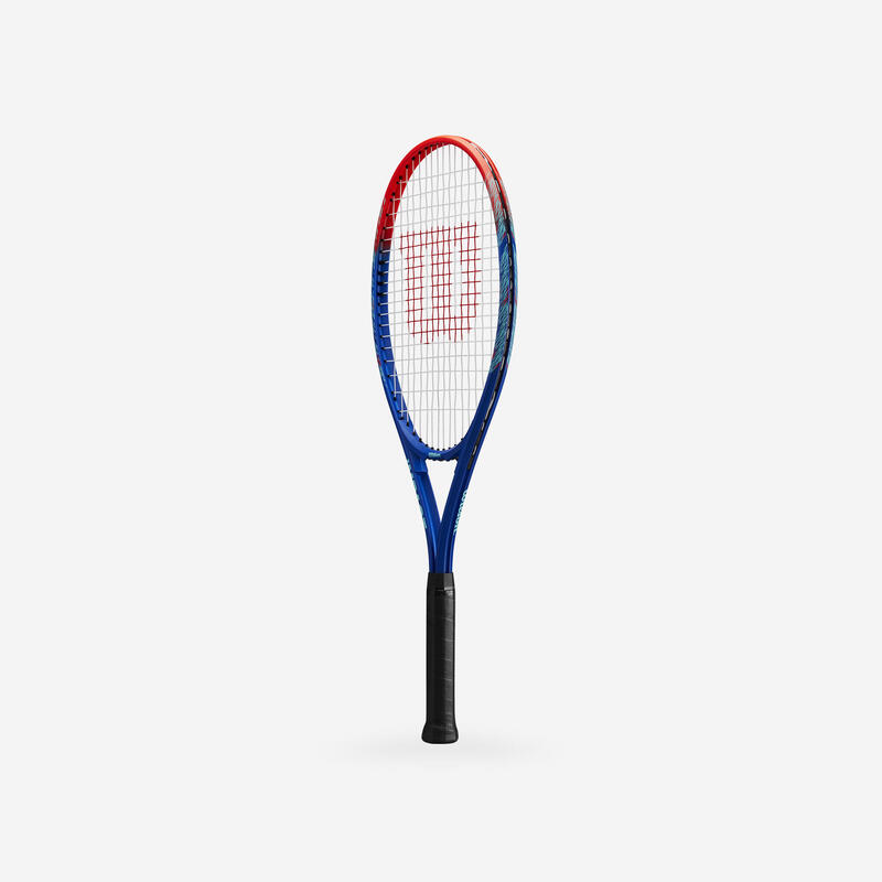 Rachetă de tenis, adult, începător, aluminiu, Wilson Impact albastru-roșu.