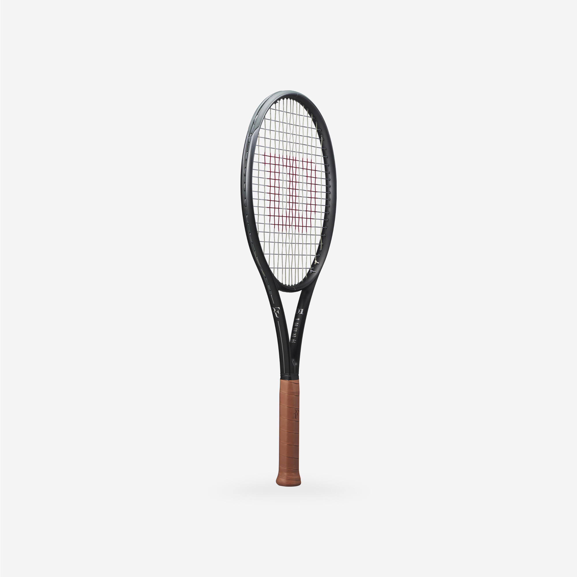Raquette de tennis adulte compétition - RF 01 300g non cordee noire 8/12