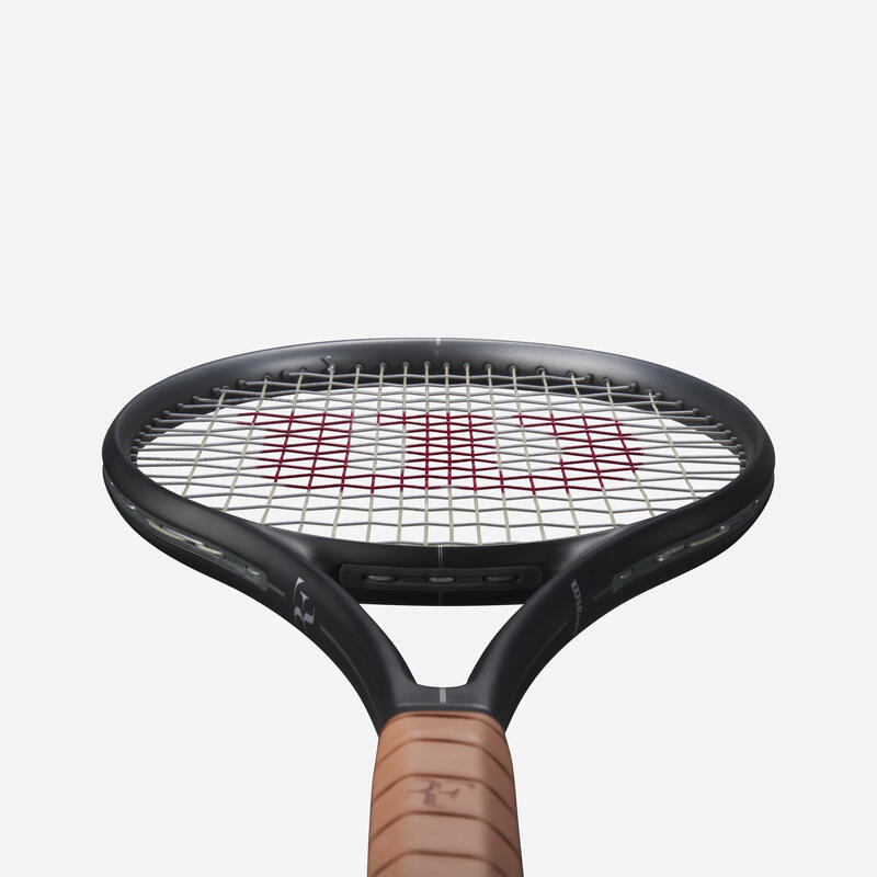 Raquette de tennis adulte compétition - RF 01 300g non cordee noire