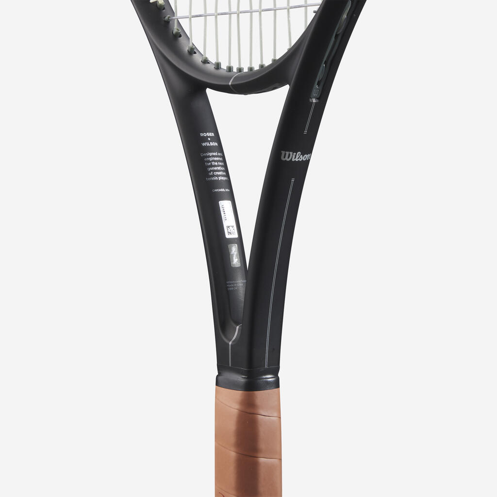 Suaugusiųjų teniso raketė be stygų „Roger Federer 01 Future“, 280 g, juoda