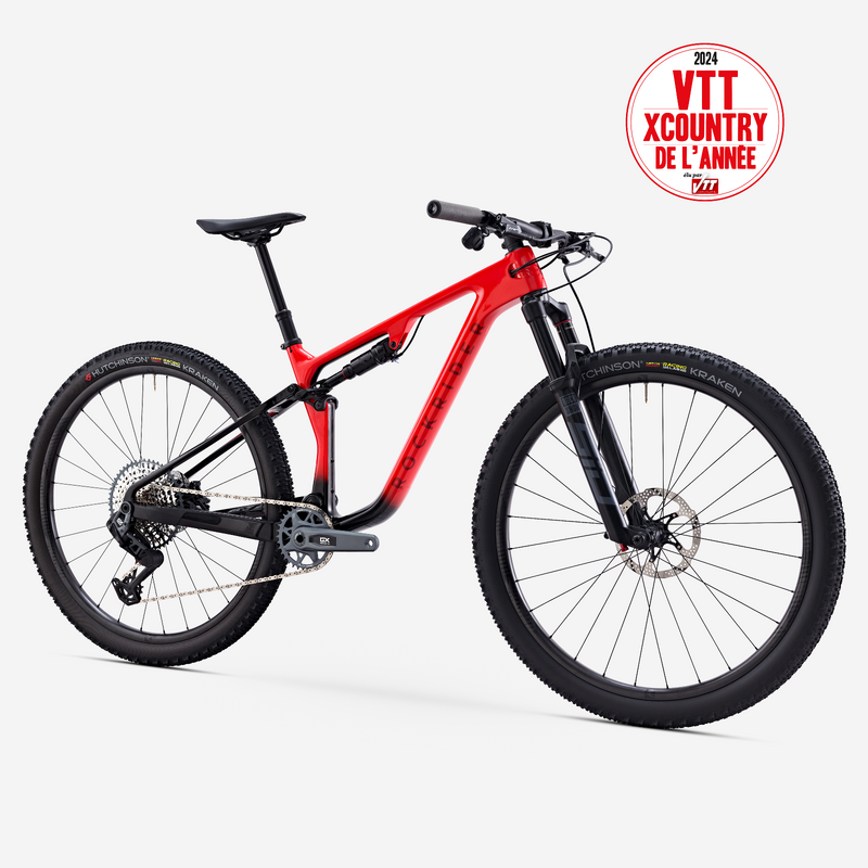 Vélo VTT tout suspendu XC cadre carbone RACE 940 S, Rouge pour les