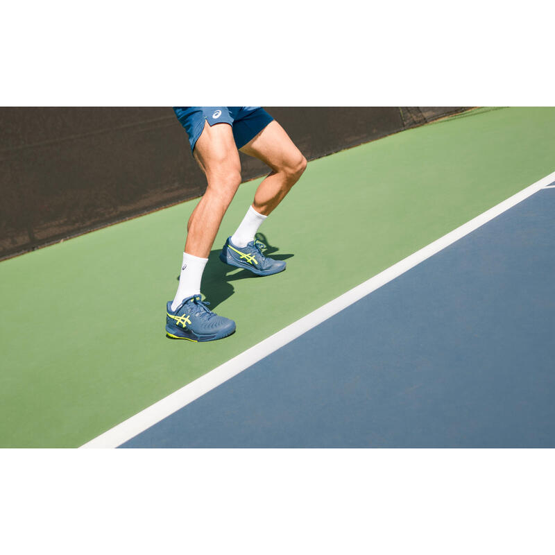 Încălţăminte Tenis Asics Gel Resolution 9 Mako Albastru Galben Bărbaţi 