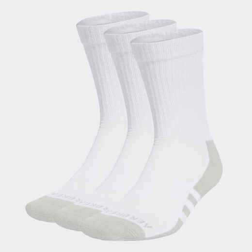 
      3-Stripe High Socks - White
  