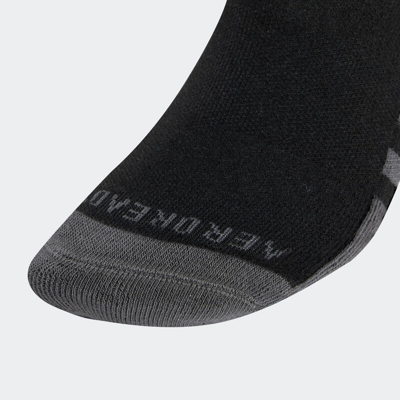 Chaussettes hautes 3 bandes Adidas - noir