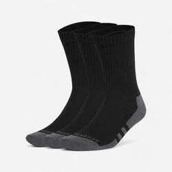 Chaussettes hautes 3 bandes Adidas - noir