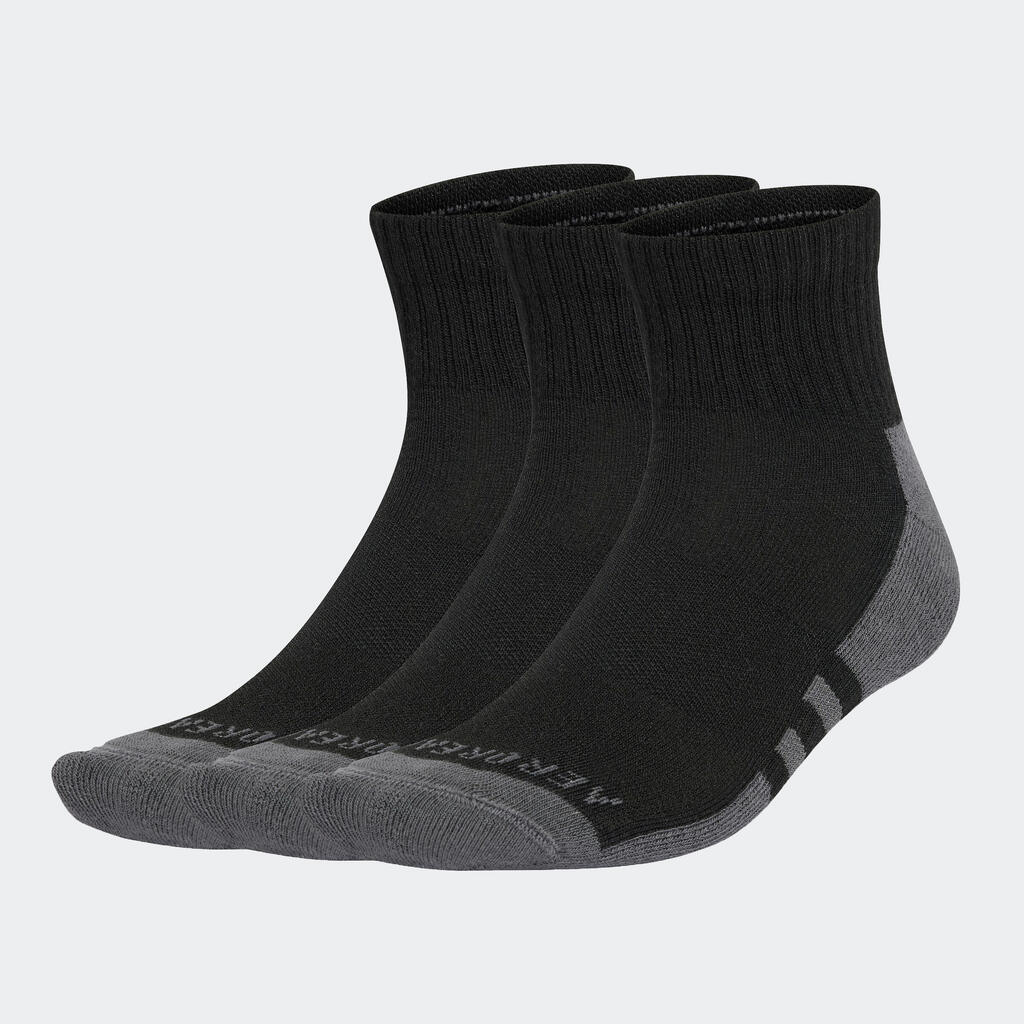 3-Stripe Low Socks - Black