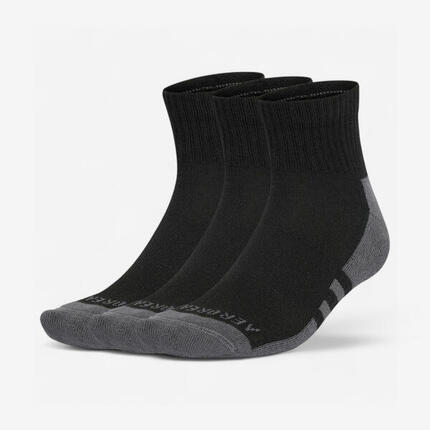 Chaussettes basses 3 bandes Adidas - noir