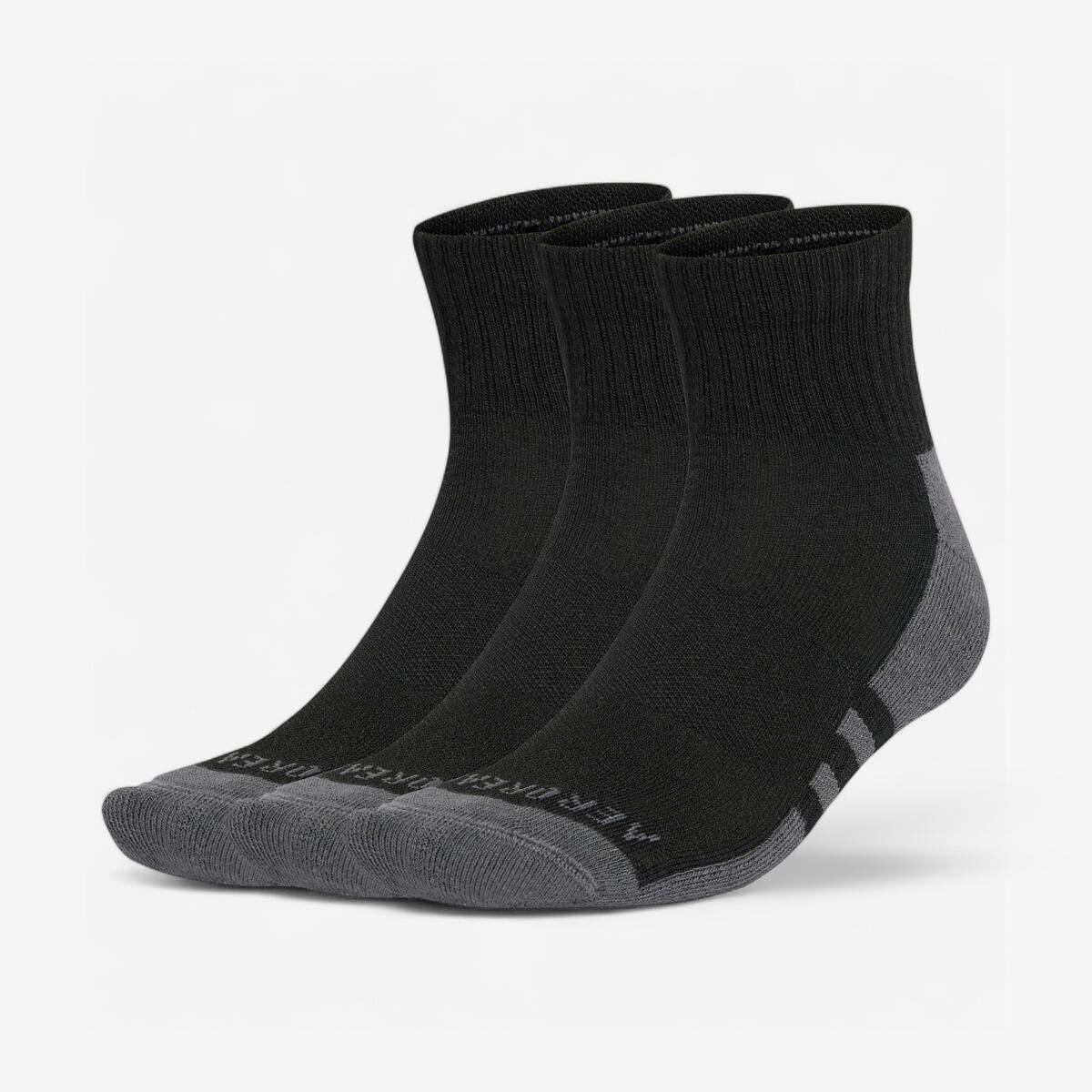 Chaussettes basses 3 bandes Adidas - noir
