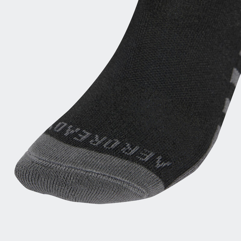 Chaussettes basses 3 bandes Adidas - noir