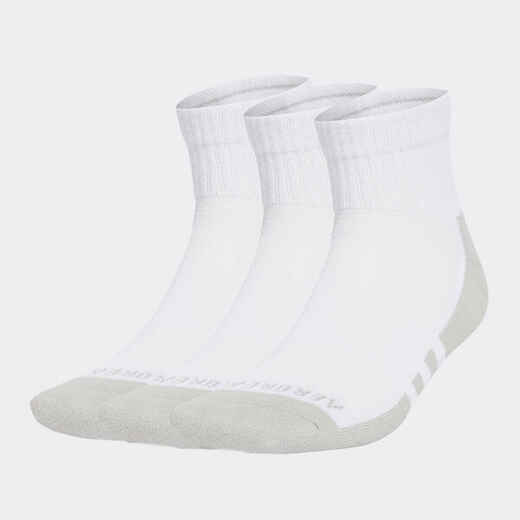 
      3-Stripe Low Socks - White
  