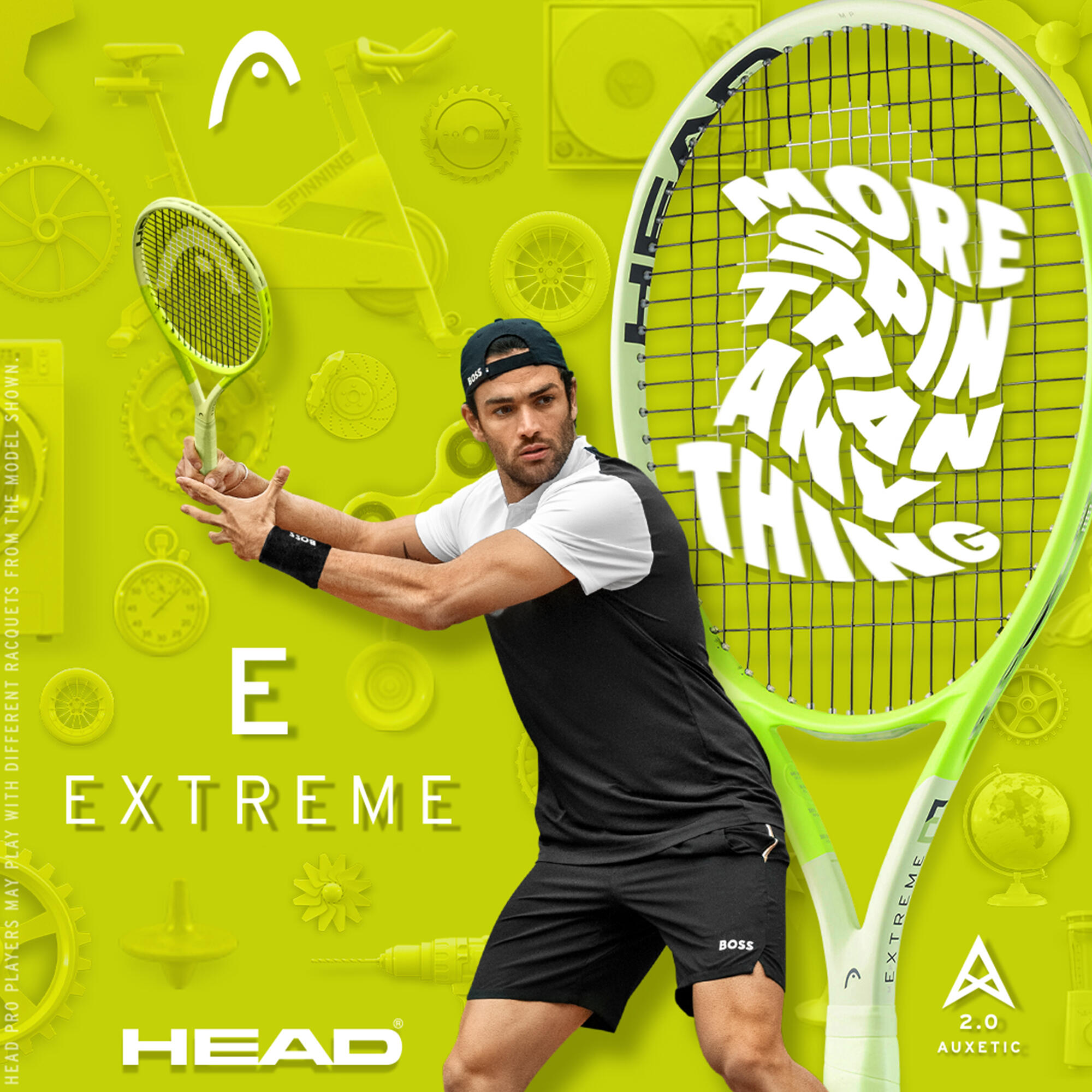 Head Challenge Jaune Vert - Excellente qualité