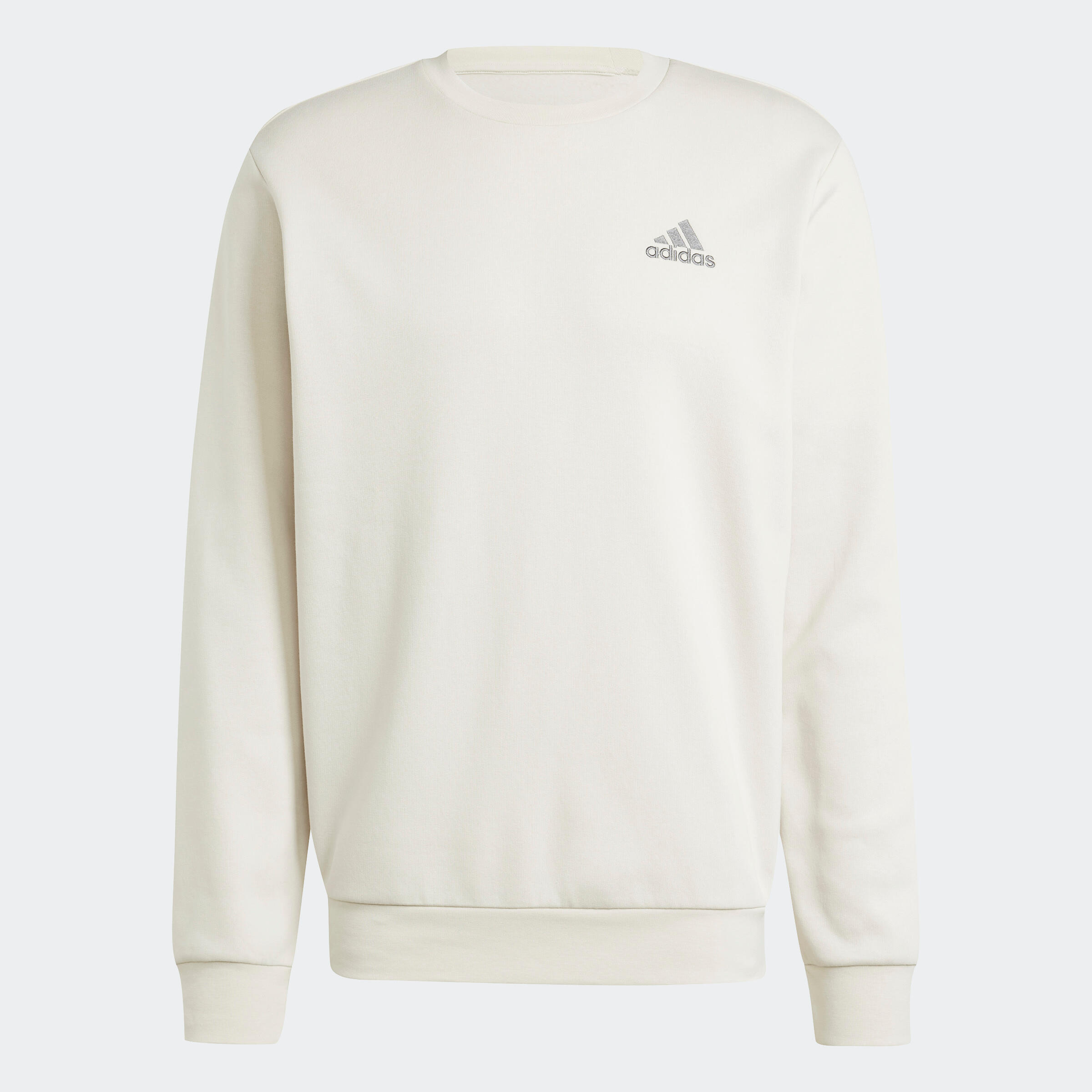 Seconde vie - SWEAT-SHIRT DE FITNESS SOFT TRAINING ADIDAS HOMME BEIGE 6/6