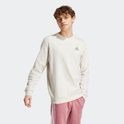 SWEAT-SHIRT DE FITNESS SOFT TRAINING ADIDAS HOMME BEIGE