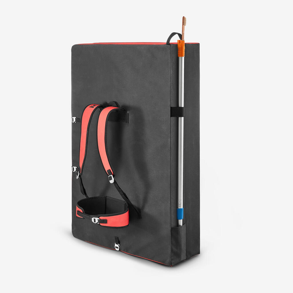 Crveni jastuk za boldering BIGBLOCKER 2.0 1,4 m x 1,1 m
