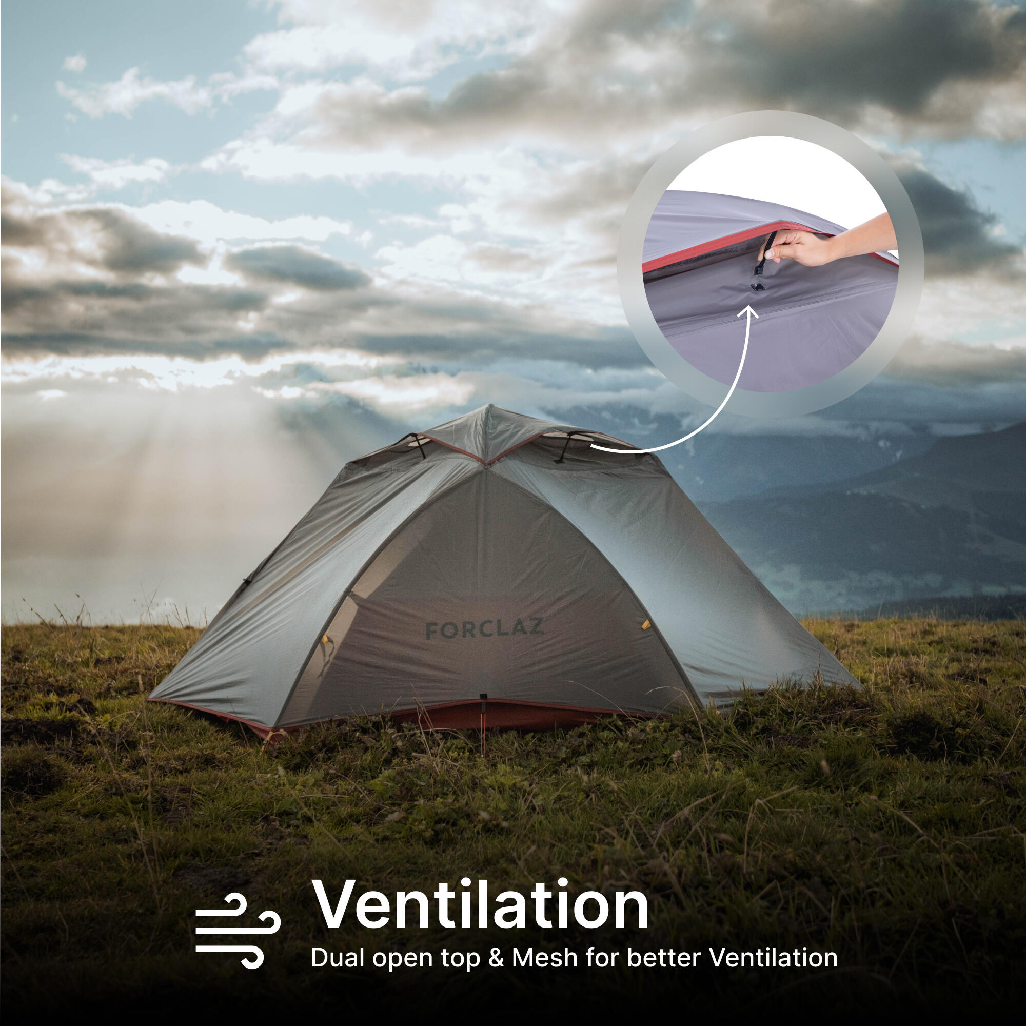 Trekking dome tent - 2-p - MT900