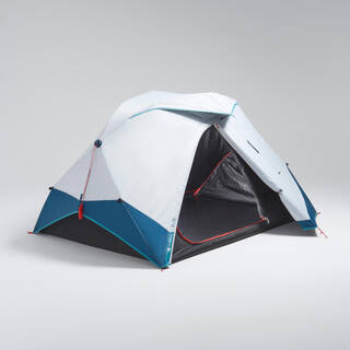 2-Person 2-seconds Pitching Tent Fresh & Black - Waterproof Easy & Quick Assembly