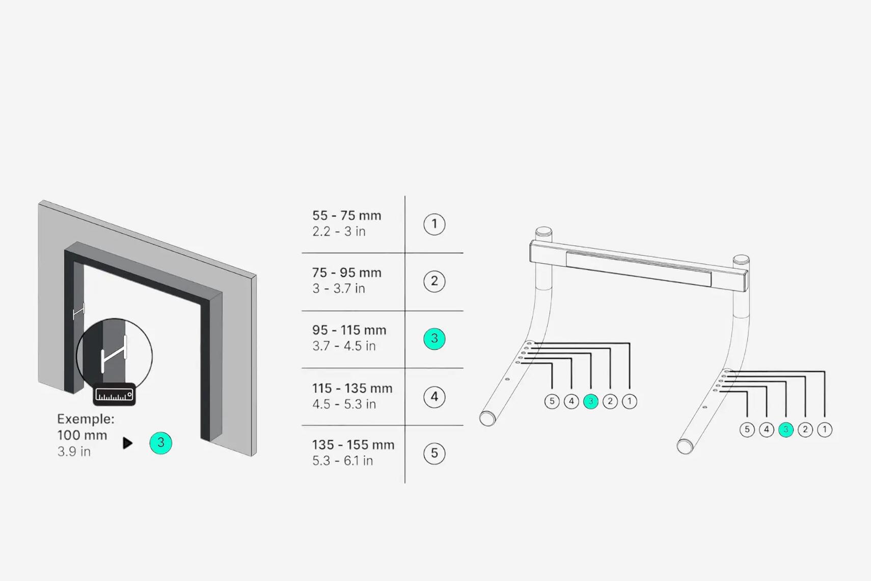 MONTAGE, PFLEGE/WARTUNG &amp; REPARATUR KLIMMZUGSTANGE TÜR DOOR PULL UP BAR DOMYOS DECATHLON 8938852 