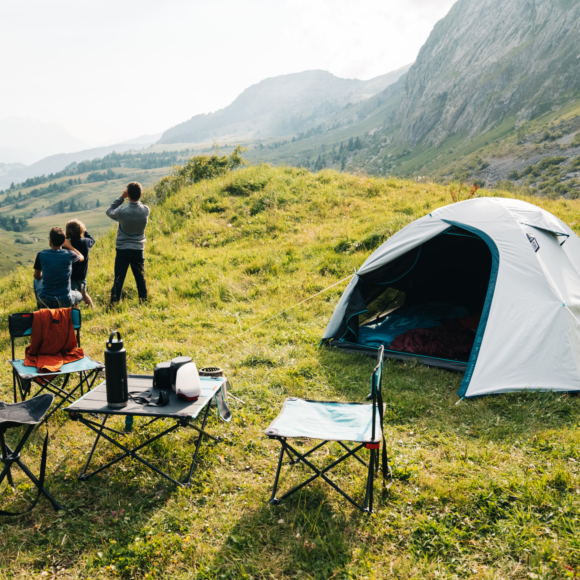 Tweedehands - Kampeertent MH100 Fresh & Black voor 2 personen 25/41