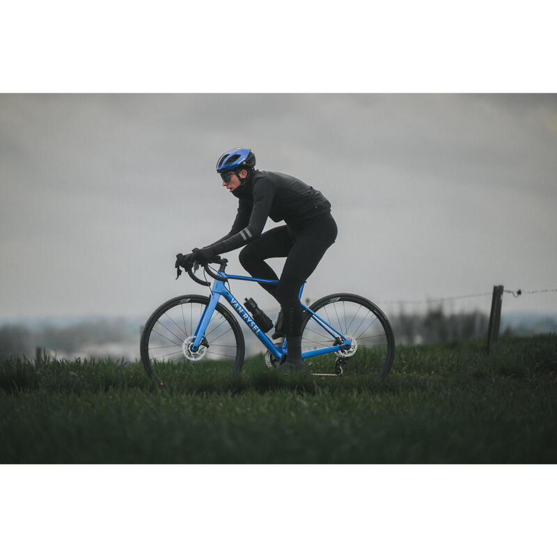 Veste vélo route hiver homme Endurance Noir