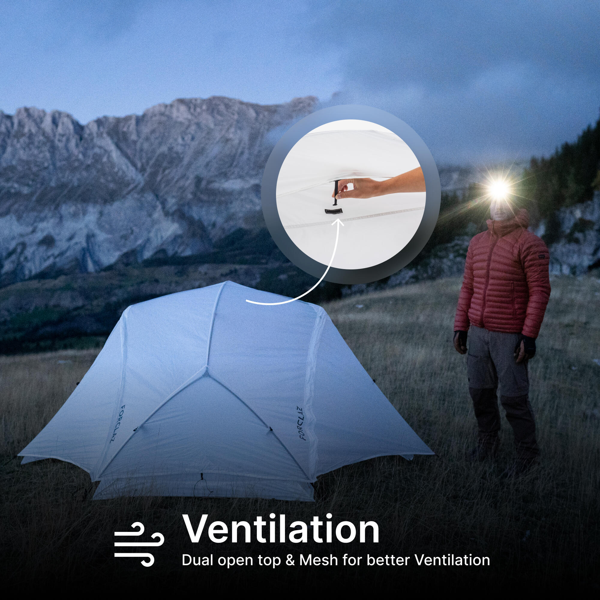 Trekking dome tent - 2-person - MT900 Minimal Editions