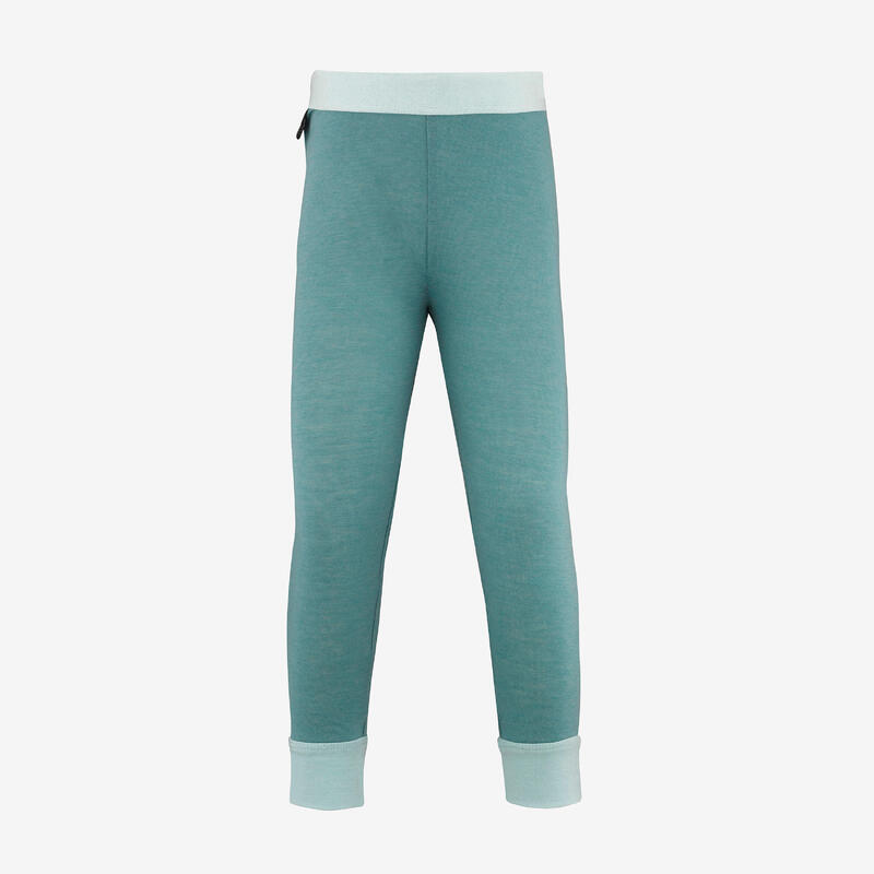 Sous-vêtement de ski thermique en laine mérinos bébé, Pant 900 Turquoise