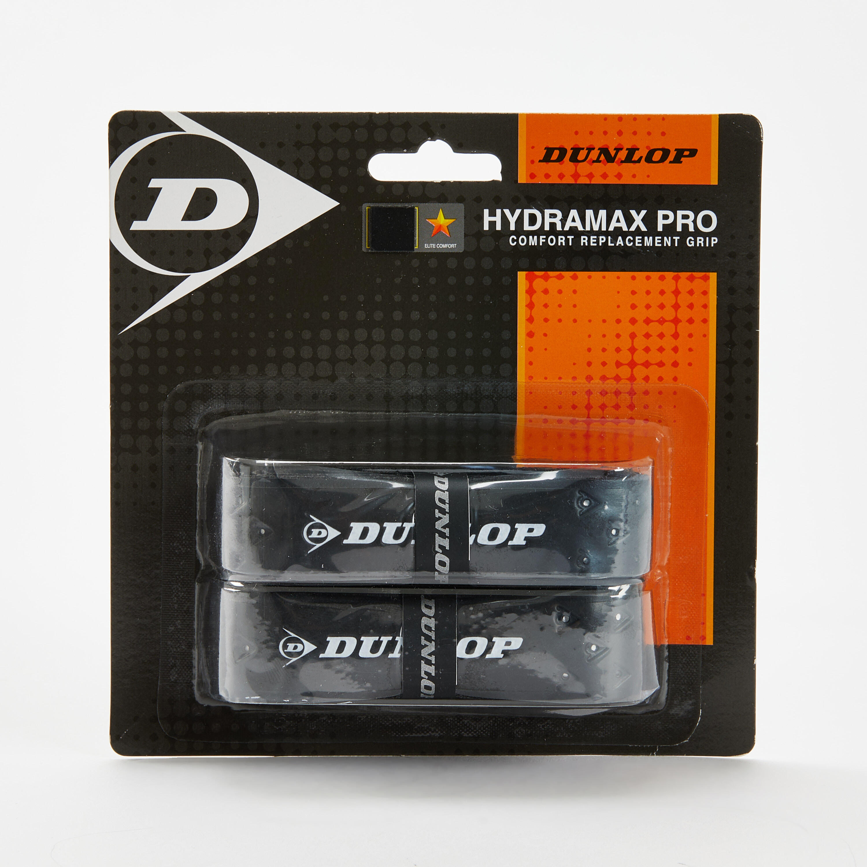 Grip squash Dunlop hydramax pro Negru x 2