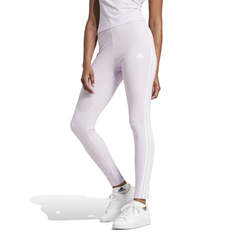 Dameslegging met 3 strepen lavendelpaars
