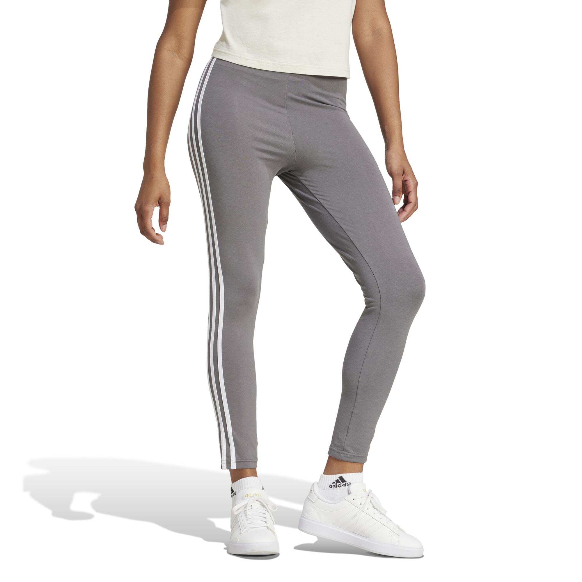 ADIDAS Leggings Damen 3 Streifen Print - dunkelgrau  2/5