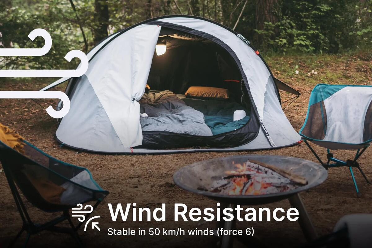 2 second tent wind proofness