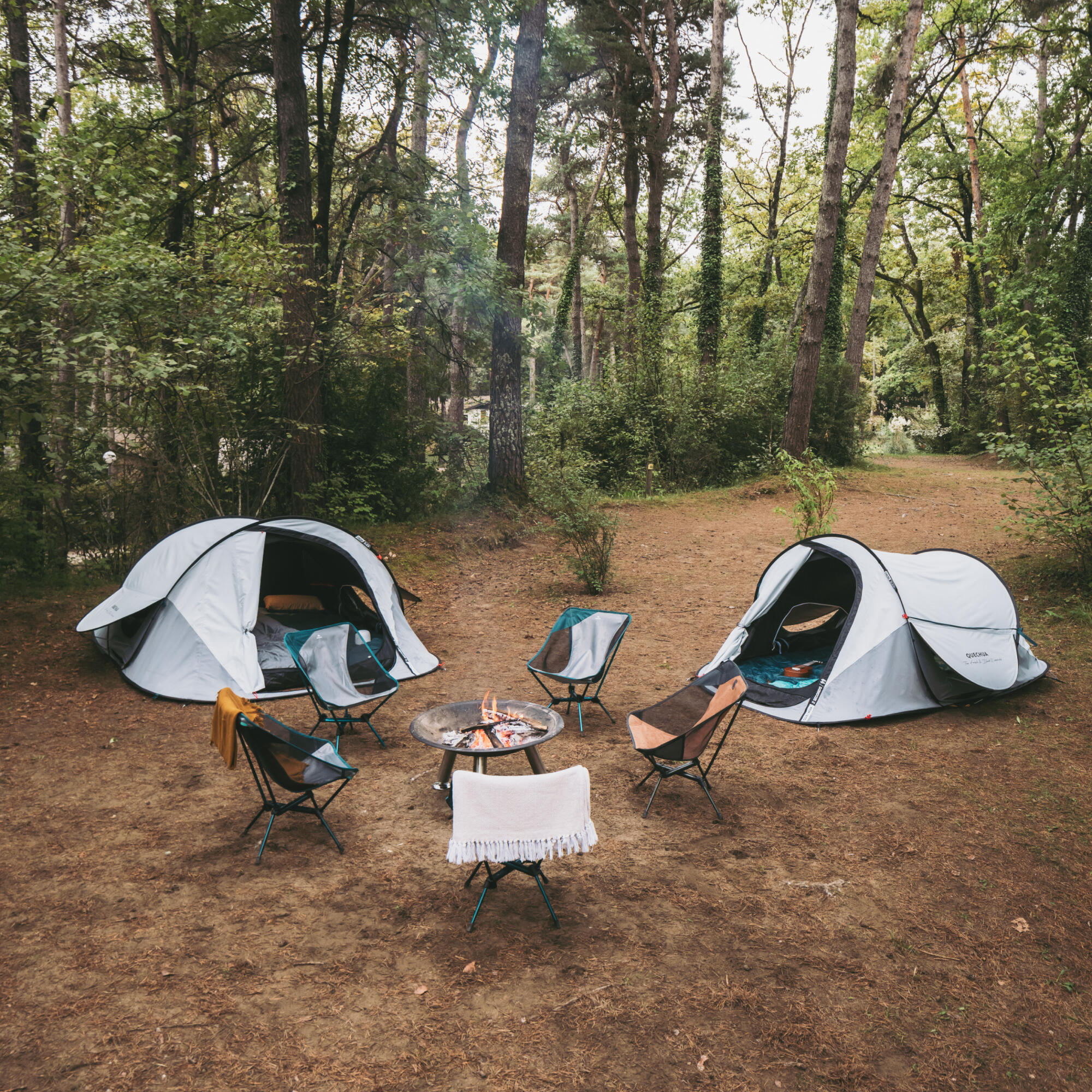 Tente de camping instantanée 3 places, 2 Seconds Fresh & Black Hell Fest 4/53