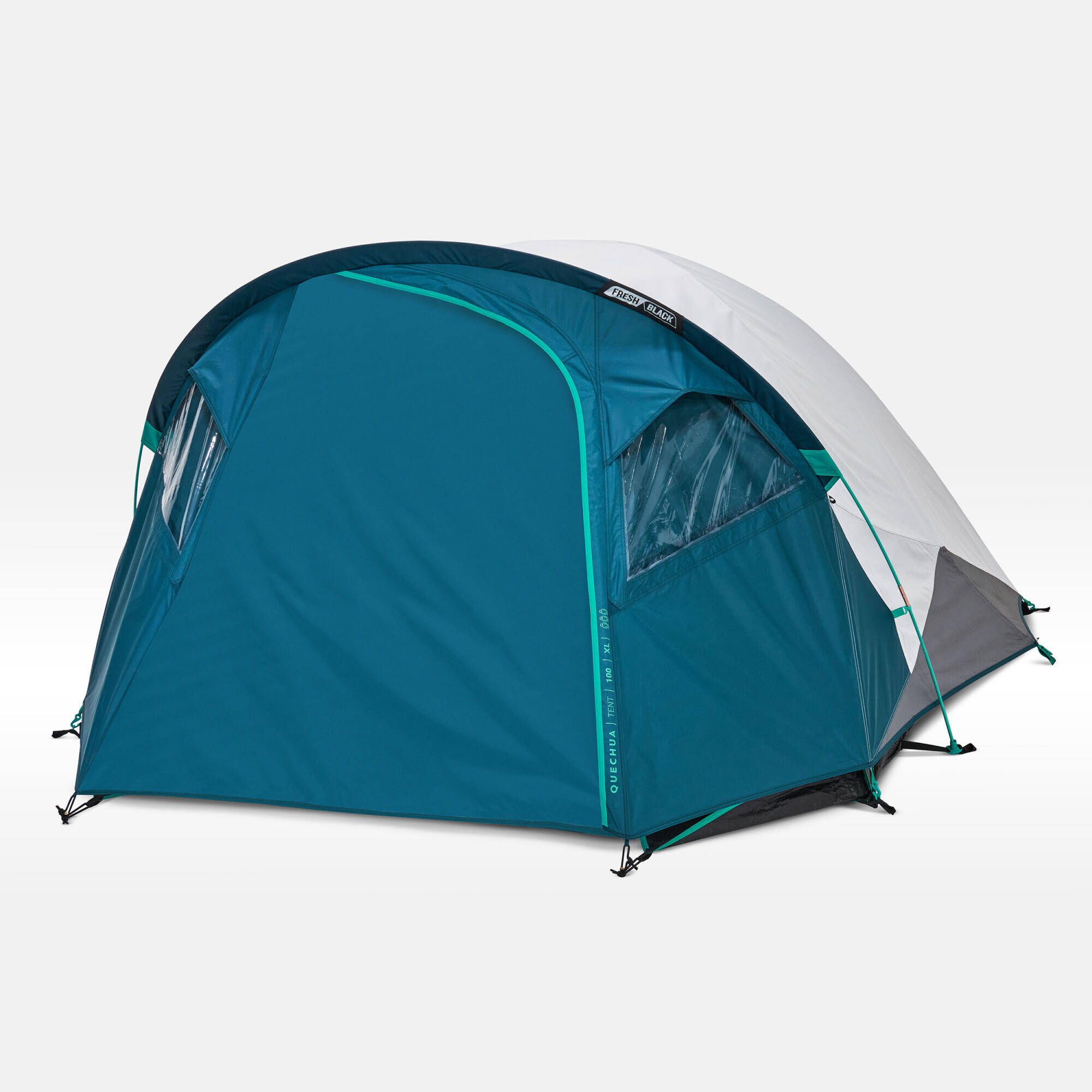 Camping tent - MH100 XL Fresh & Black - 3 person -  1