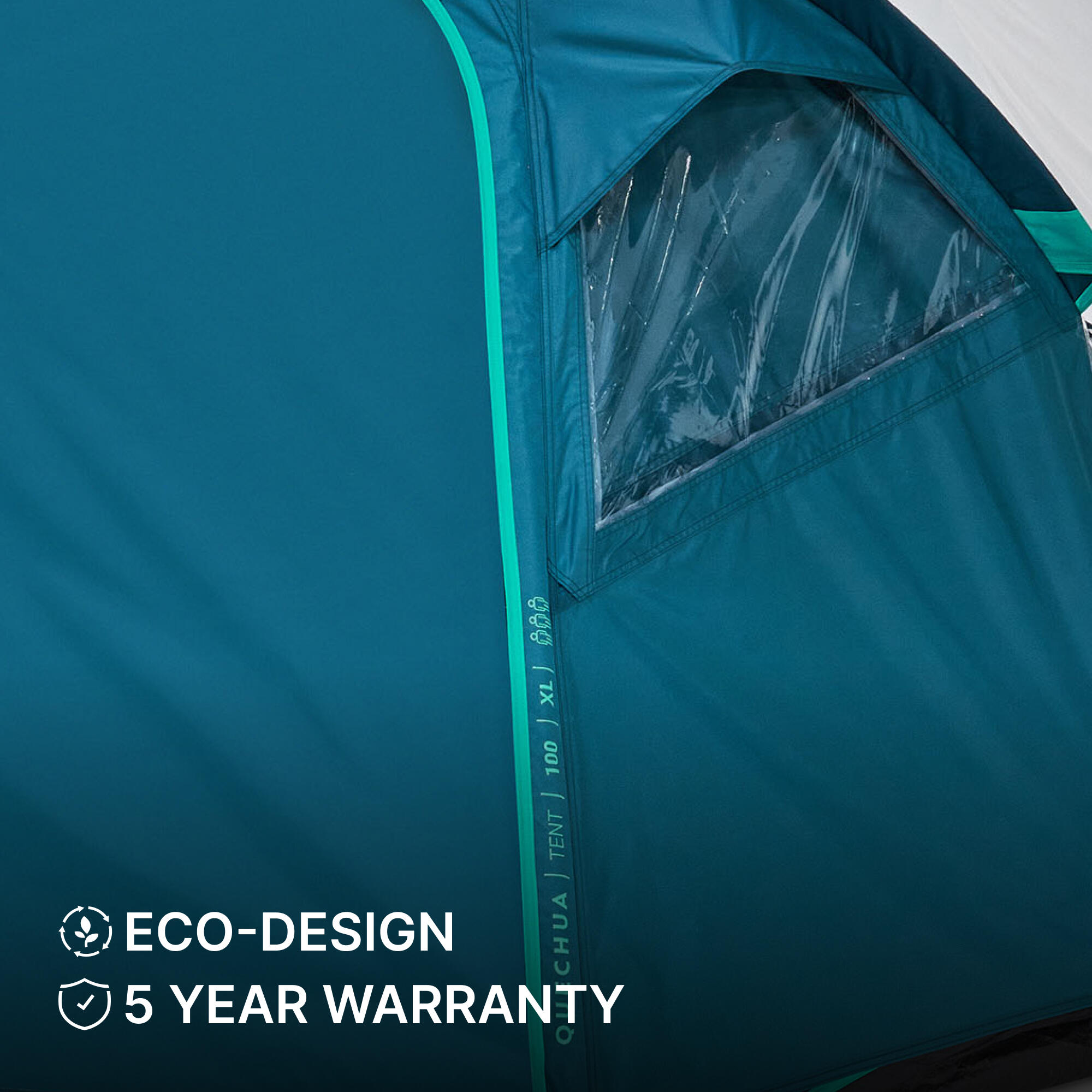 Kampeertent voor 3 personen MH100 XL Fresh & Black 28/57