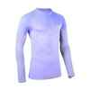 Adult Long-Sleeved Thermal Base Layer Top Keepdry - Purple Grey