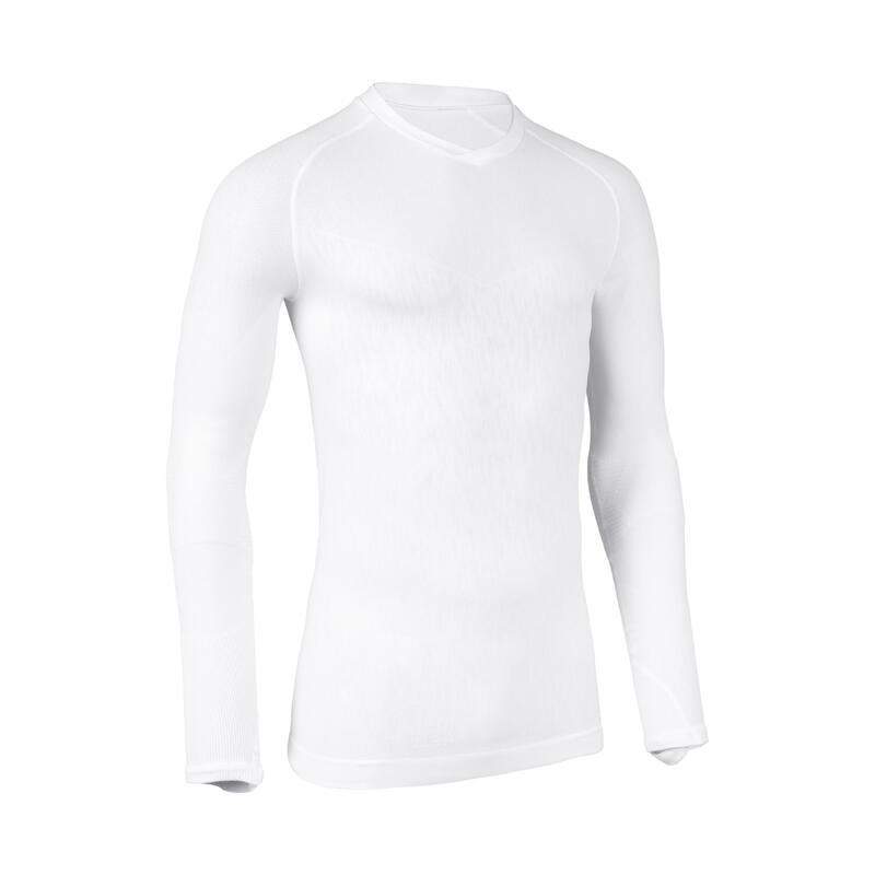 Sous-vetement thermique haut manches longues adulte blanc keepdry
