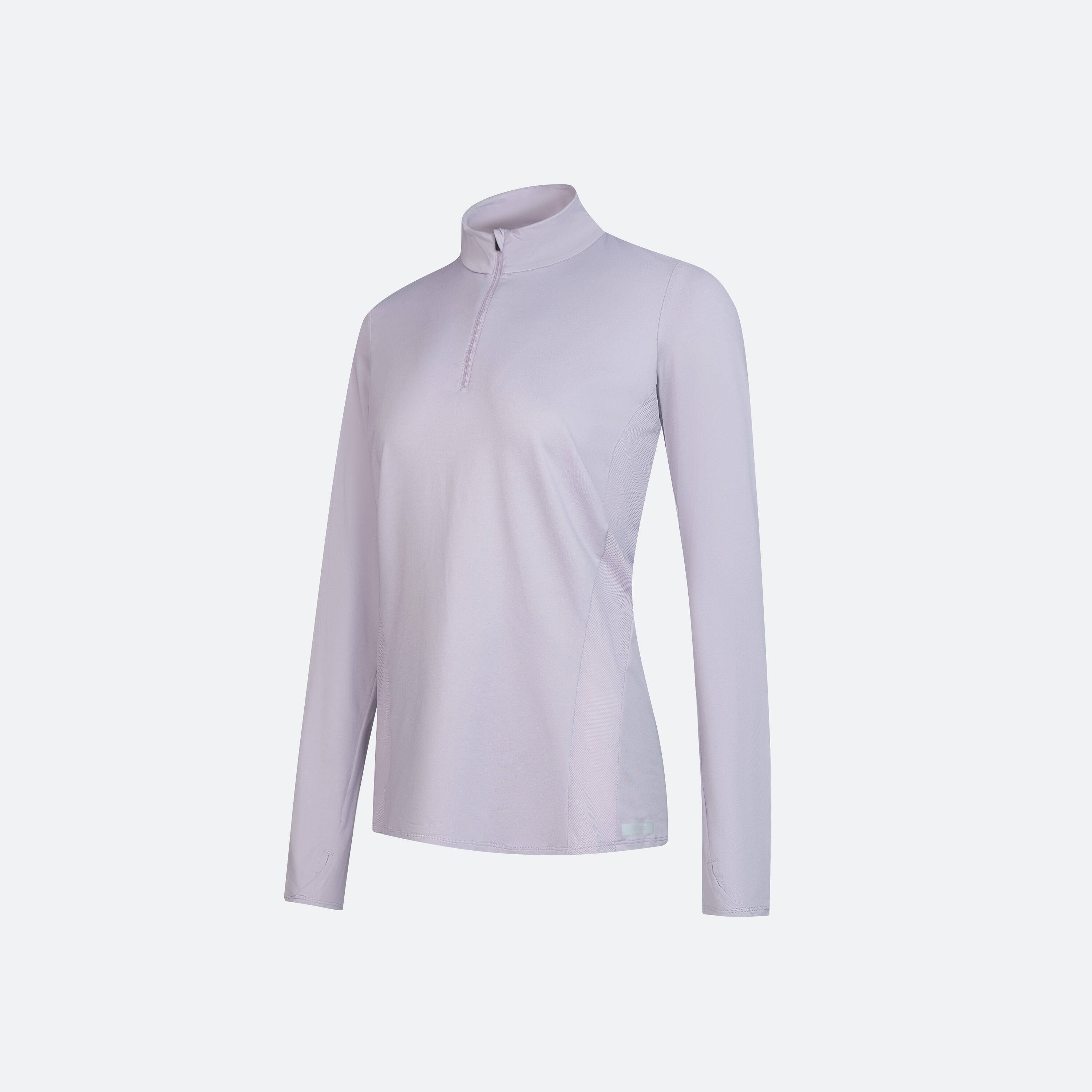 Women's Breathable Long-Sleeved Running T-Shirt-KIPRUN Run 500 Dry-Purple -  4