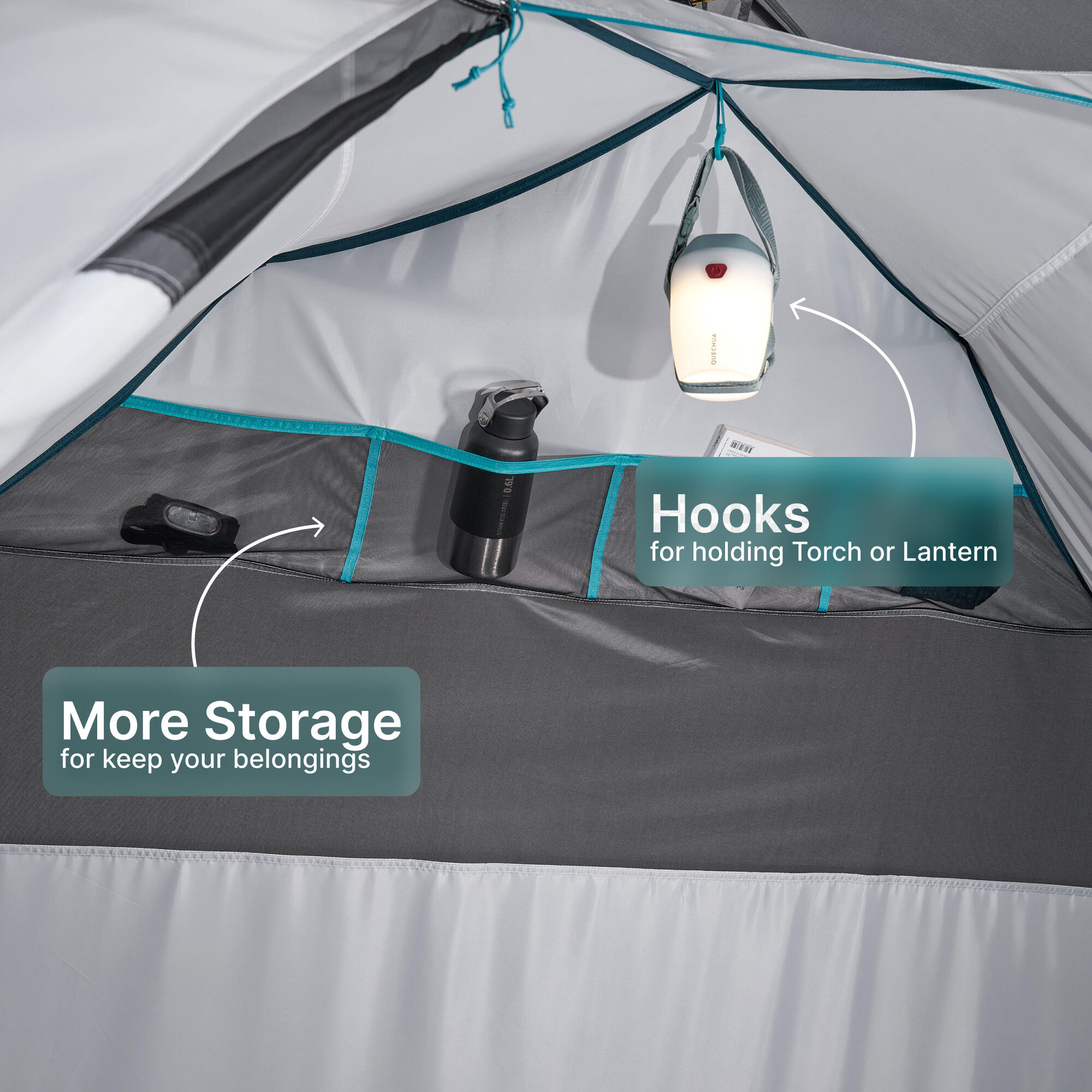 Camping tent - MH100 - 4 person 5/16