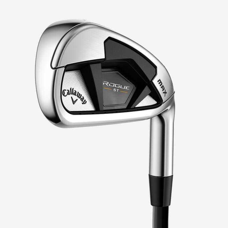 Serie de hierros golf diestro acero regular - CALLAWAY ROGUE ST MAX