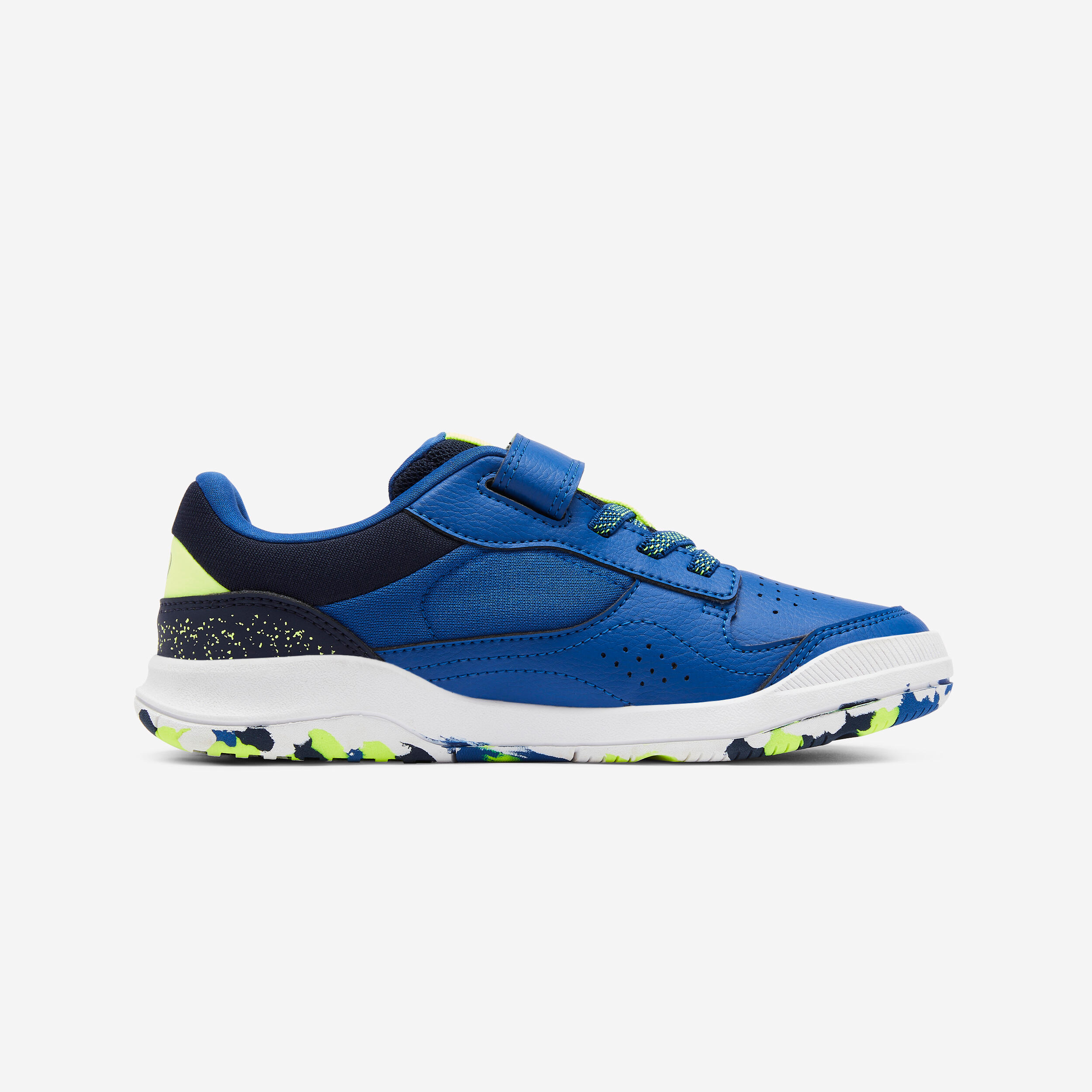 Kids' Unisex Hard-Wearing Multisport Shoes Playventure Yard - Neon Blue